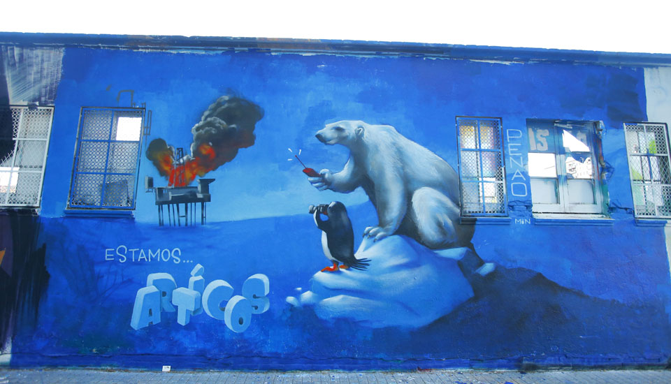 EL Ártico invade las calles en forma de Street art