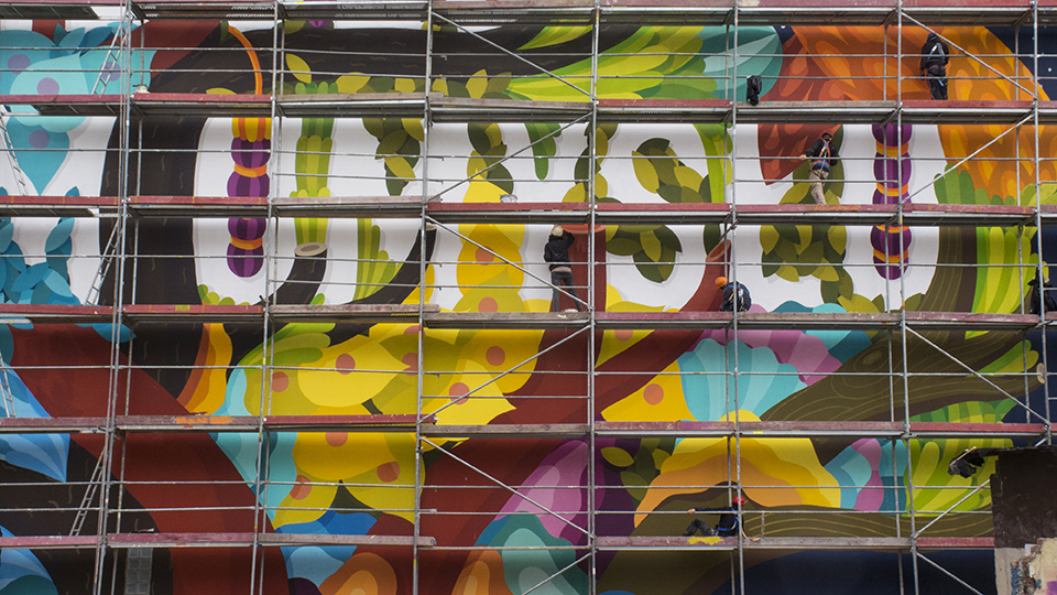 ‘La vida es un estado mental’, homenaje que salta de la literatura al mural