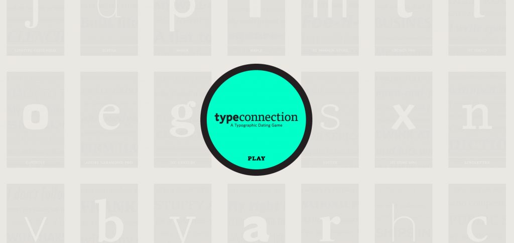 El Tinder de las tipografías: Type Connection