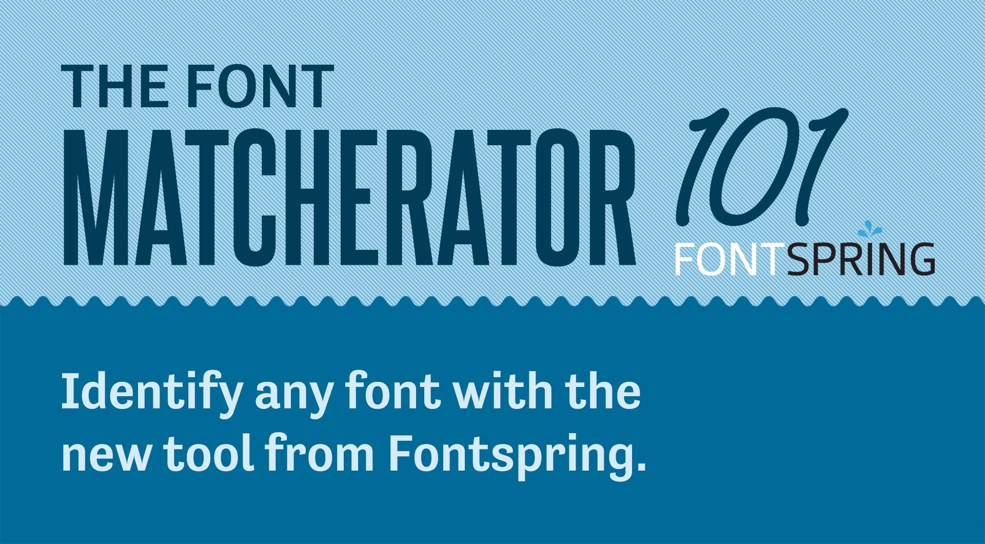 Matcherator, la herramienta que identifica tipografías - imagen de la web