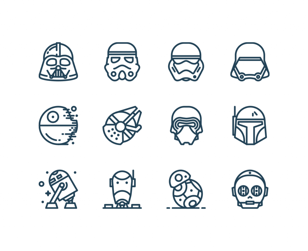 ¡Feliz Día de Star Wars! Lo celebramos con iconos gratis de La Guerra de las Galaxias