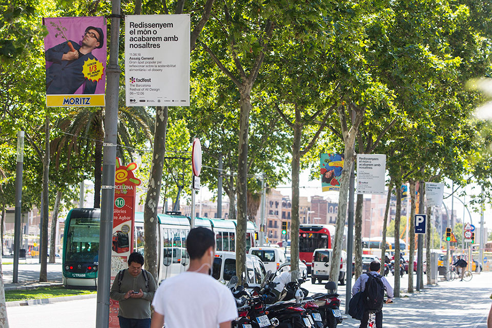 *S,C,P,F transporta la reflexión sobre la sostenibilidad alimentaria a la imagen del FADfest 2016 - banderolas 2