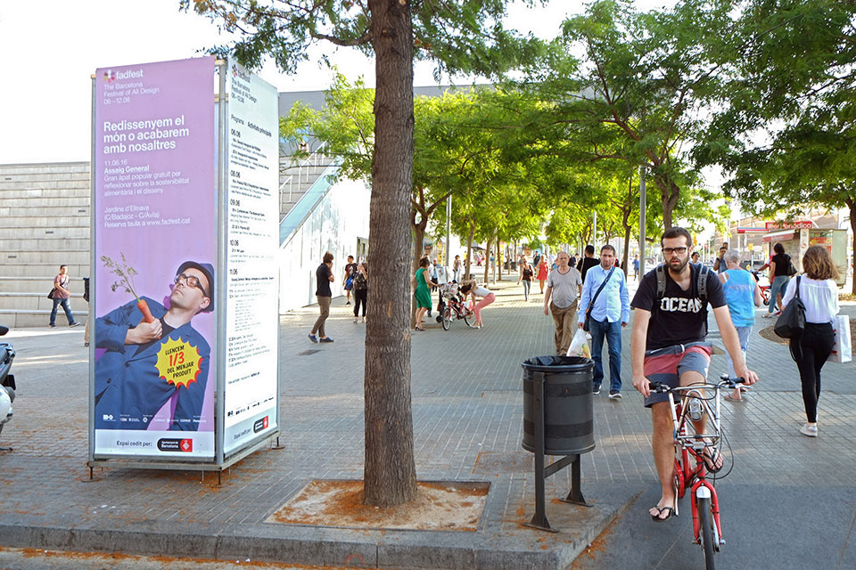 *S,C,P,F transporta la reflexión sobre la sostenibilidad alimentaria a la imagen del FADfest 2016 -  torretas 1