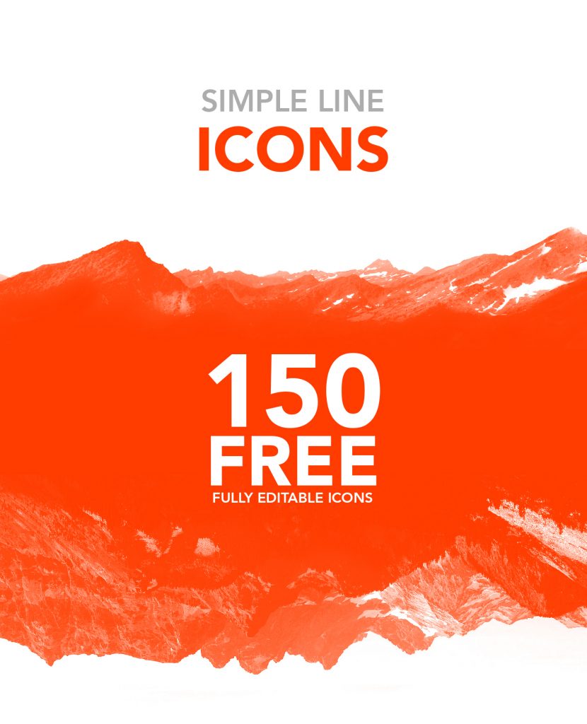 150 iconos editables y gratuitos diseñados por Juan Luís Valle