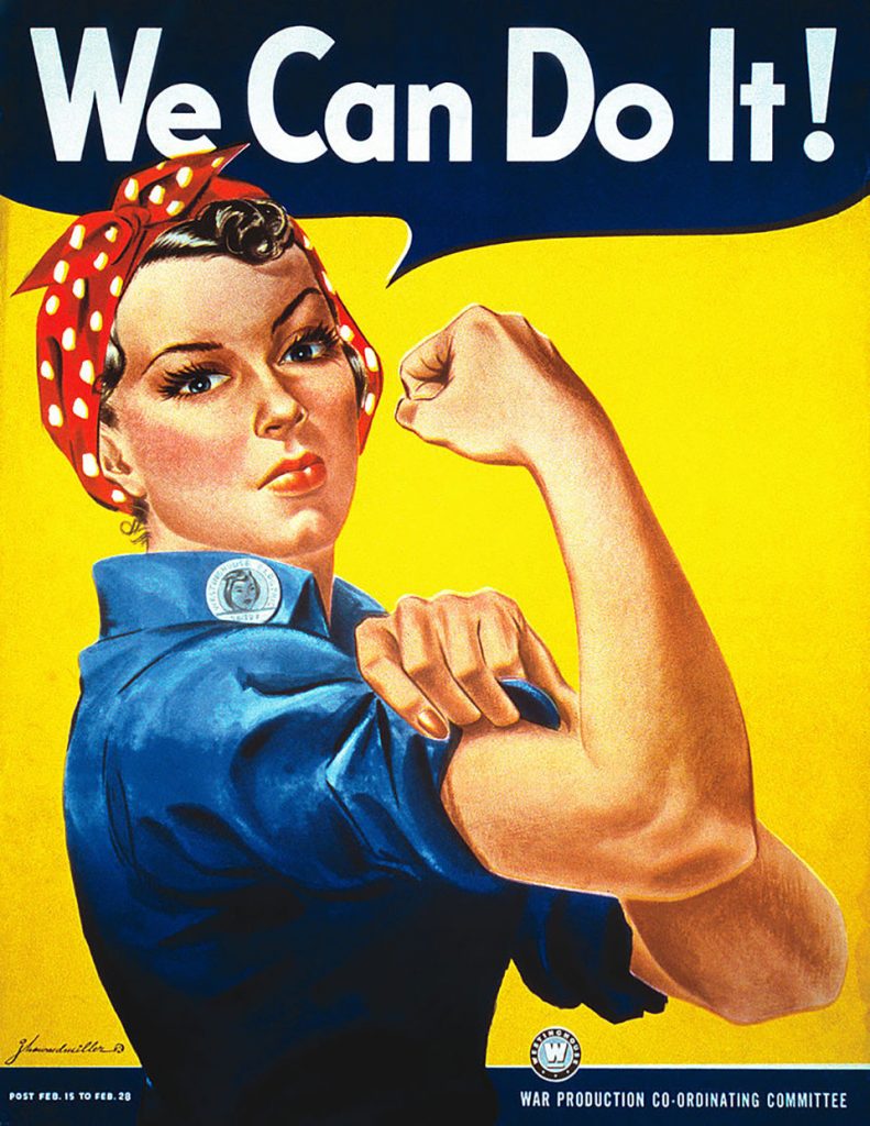 Cartel‘We Can Do It!’, diseñado por Howard Miller