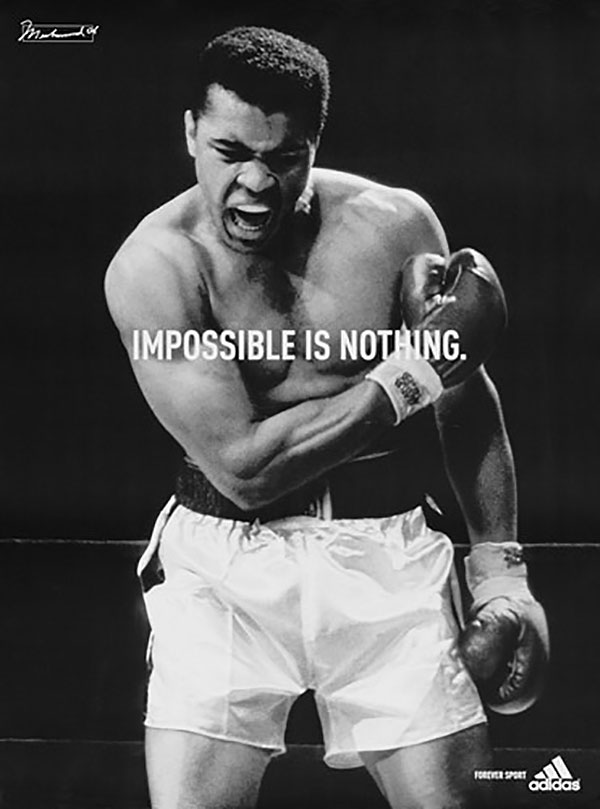  Qui n Est Detr s Del Conocido Eslogan De Adidas Impossible Is Nothing 