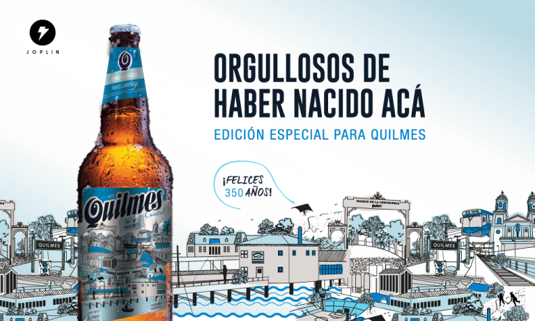 La cerveza Quilmes celebra 350 años con un nuevo diseño de etiqueta