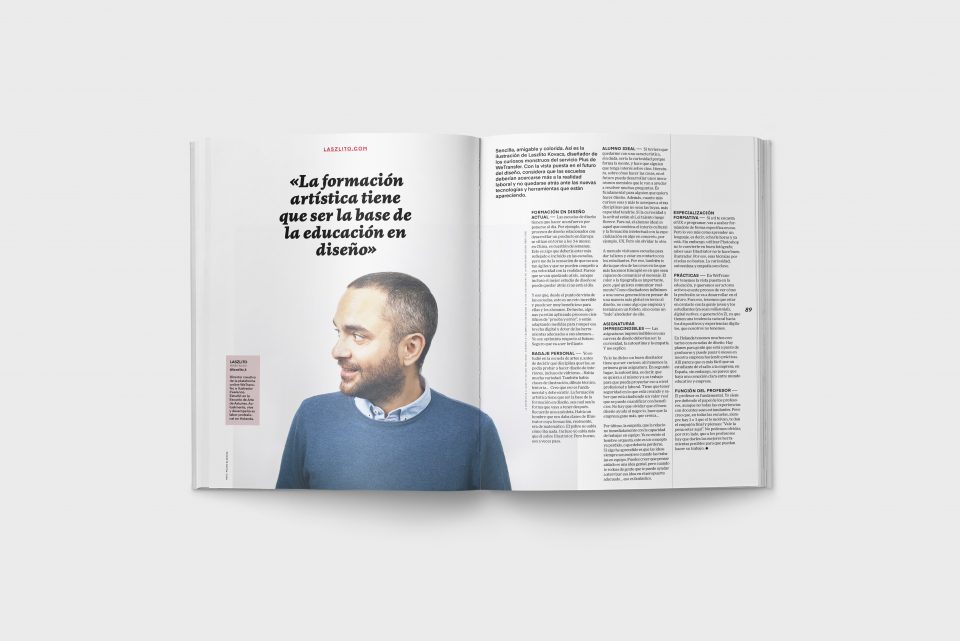 Revista Gràffica La Formación en Diseño - Entrevista Laszlito Kovacs1