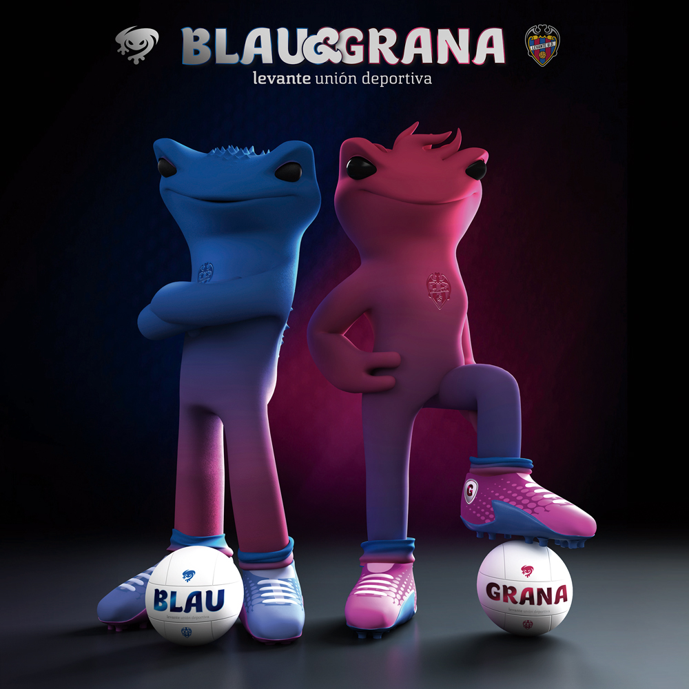 Así son las nuevas mascotas del Levante UD: Blau y Grana - 8