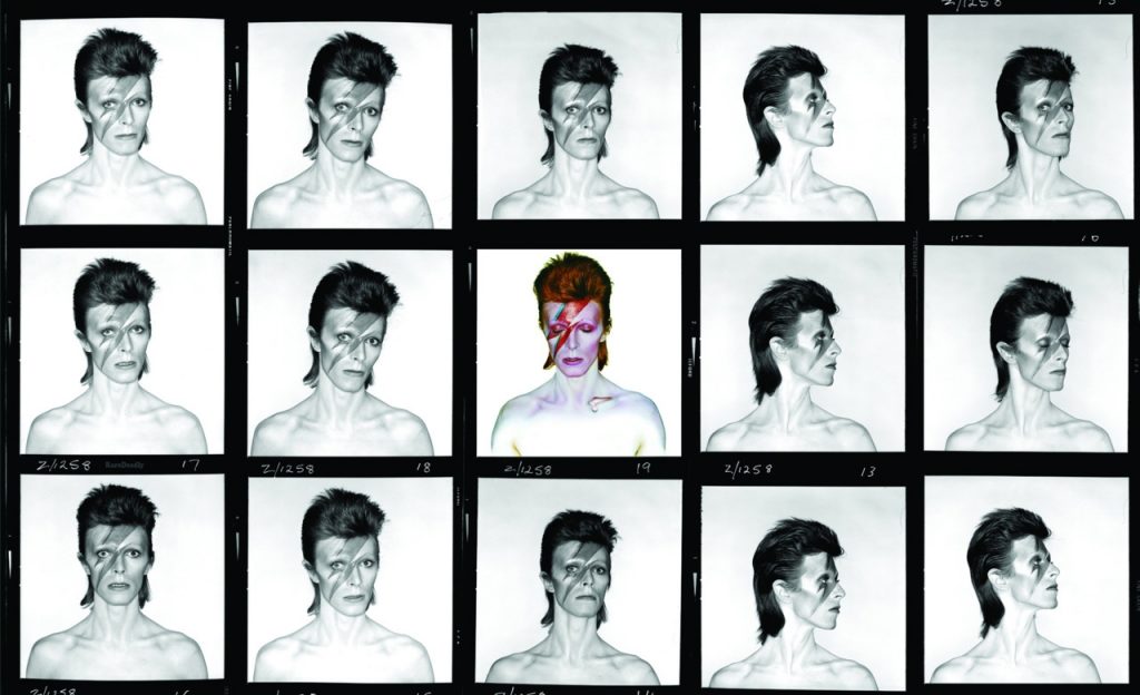 Composición de David Bowie realizada por Brian Duffy