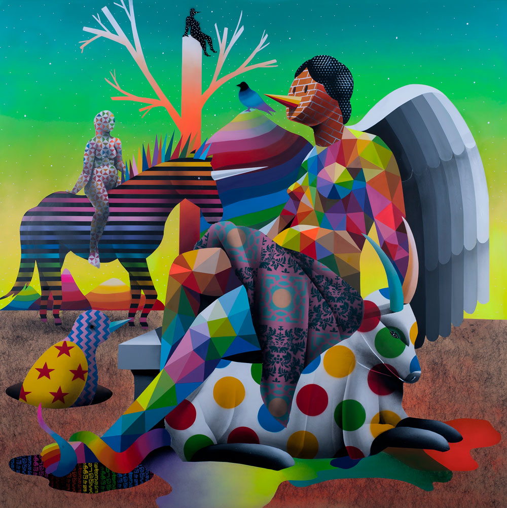 StolenSpace trae la obra del madrileño Okuda