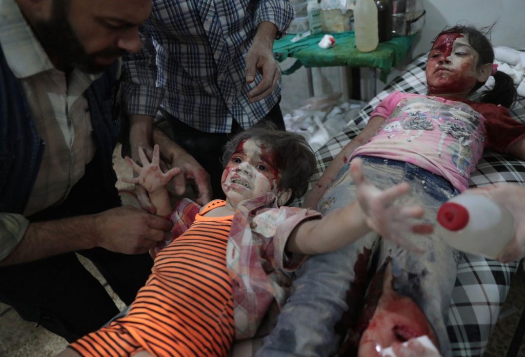 Abd Doumany - Medics Assist a Wounded Girl