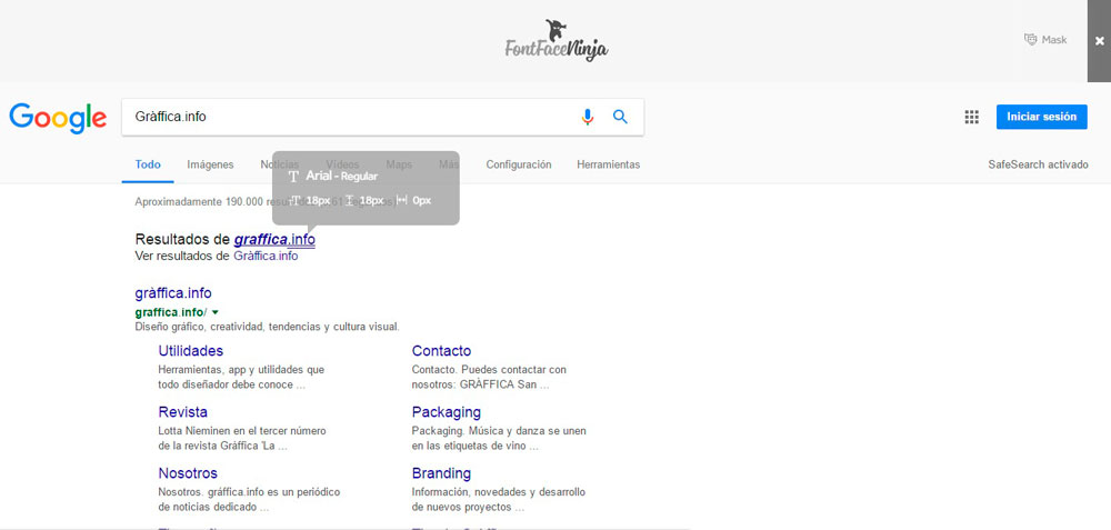 Fontface Ninja, el complemento que identifica fuentes