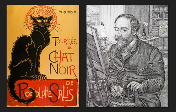 neumonía lógica Galantería Sabías quién diseñó el famosos cartel de Chat Noir?