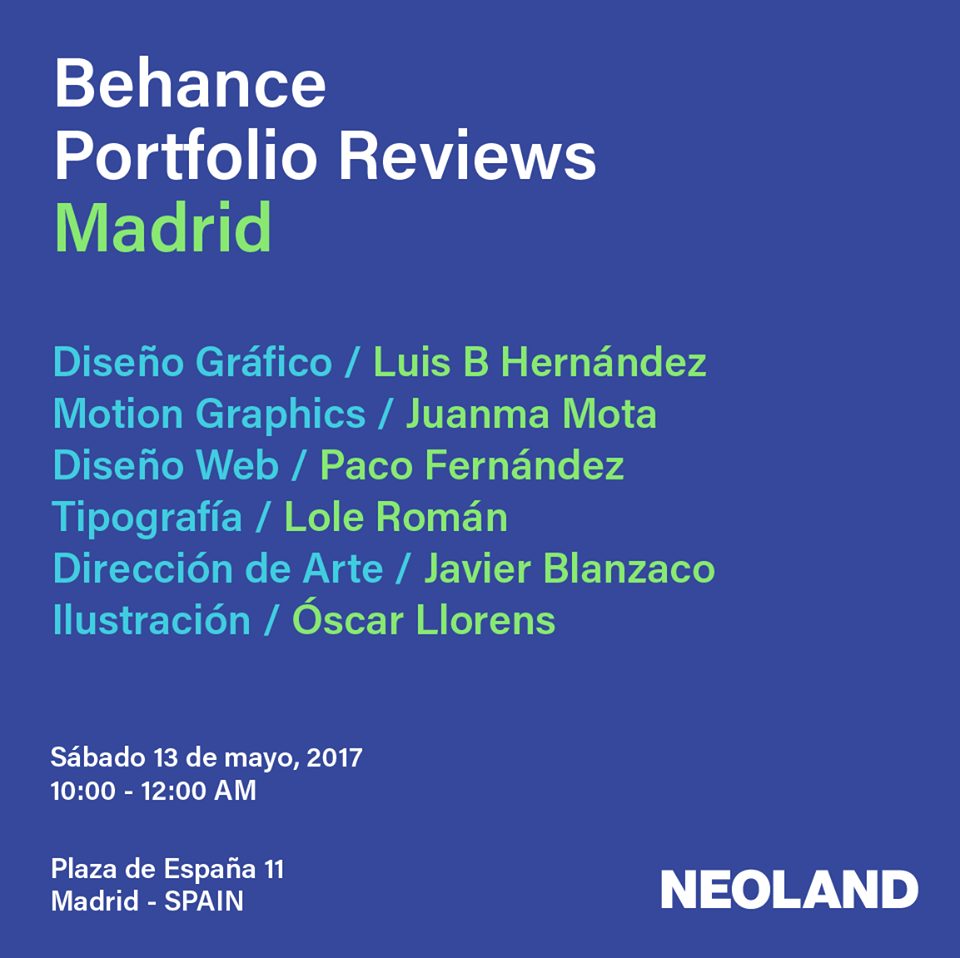 Behance Portfolio Reviews Madrid 2017 - 3