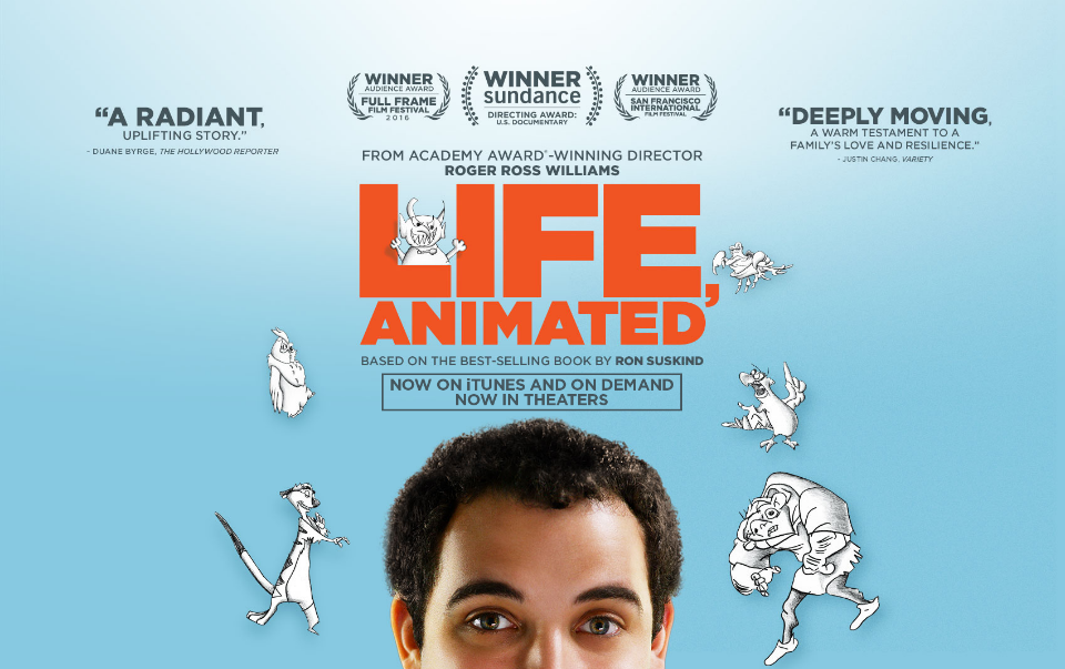 Cartel oficial del documental 'Life, Animated'