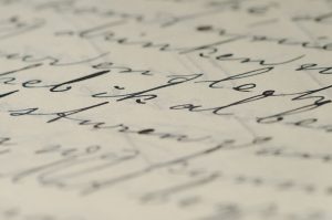 caligrafía cursiva