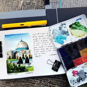 Viajar e ilustrar, el nuevo proyecto de Urban Sketch de Alicia Aradilla
