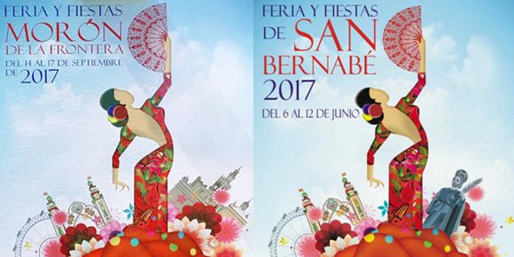 Cartel anunciador Fiestas Morón de la Frontera 2017