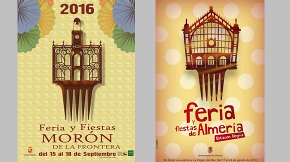 CoCos en el cartel anunciador de las fiestas de Morón de la Frontera 2016