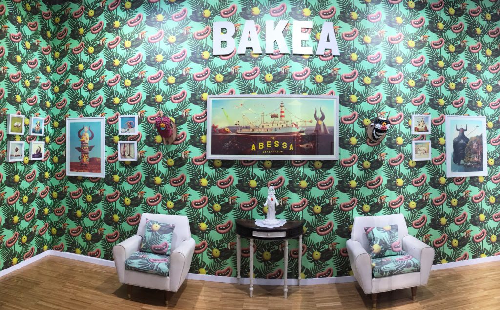 La peculiar y cósmica visión de Bakea pone la imagen al Santander Music 2017 - exposición Bakea