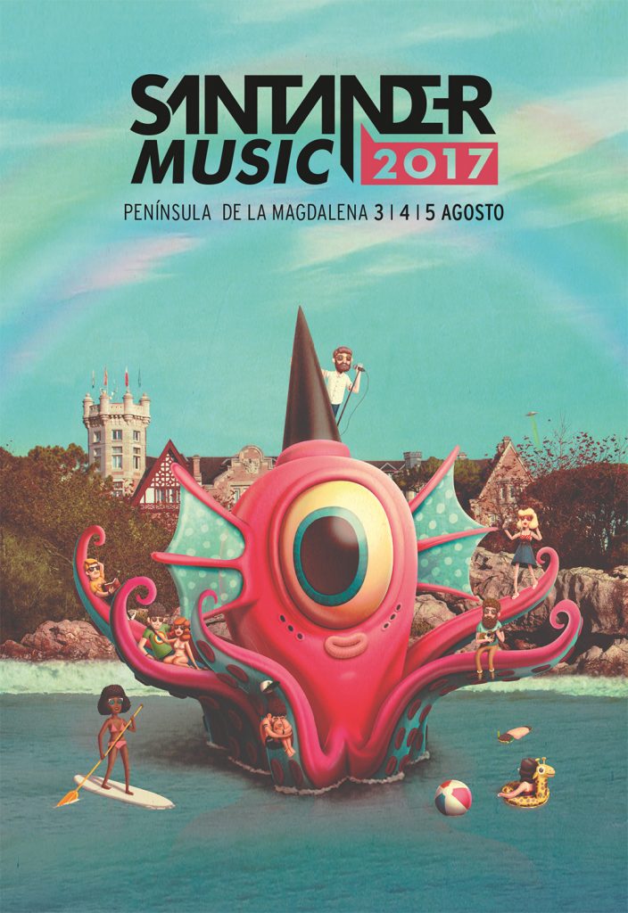 La peculiar y cósmica visión de Bakea pone la imagen al Santander Music 2017