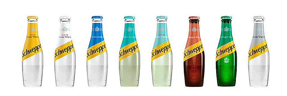 packaging de Schweppes