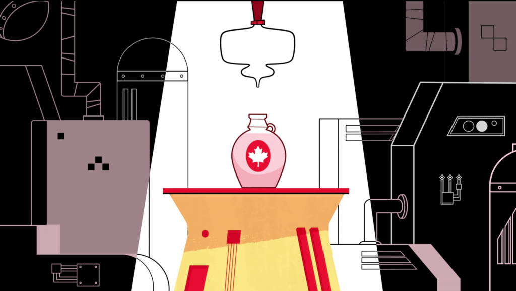 Imagen final de la animacion The Canadian Experiment