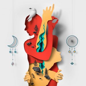 Ilustracion de la serie Myths de Eiko Ojala 2