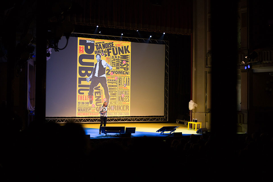 Blanc Festival Paula Scher Public Theater