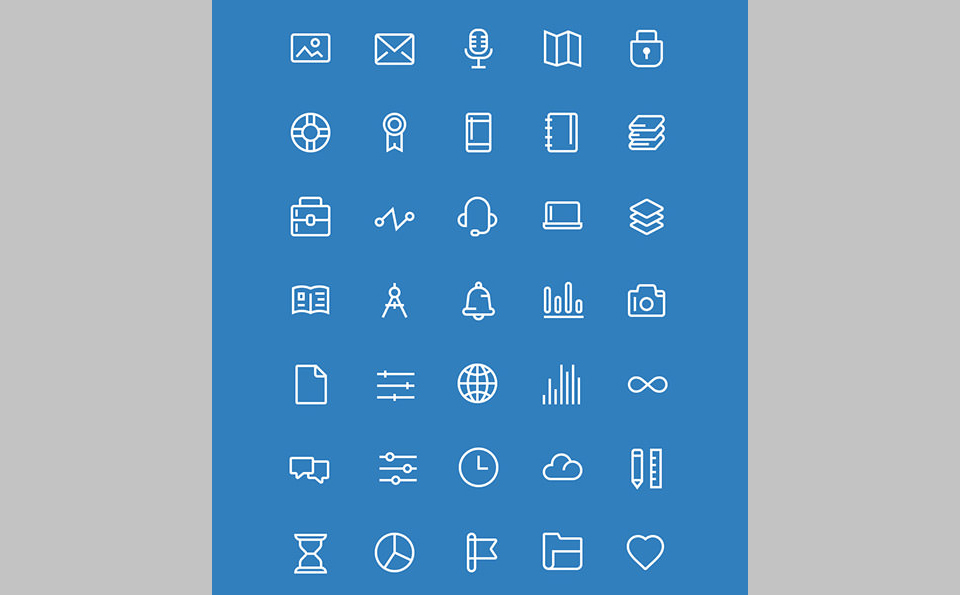 Los 100 Icons From Module por Great Simple