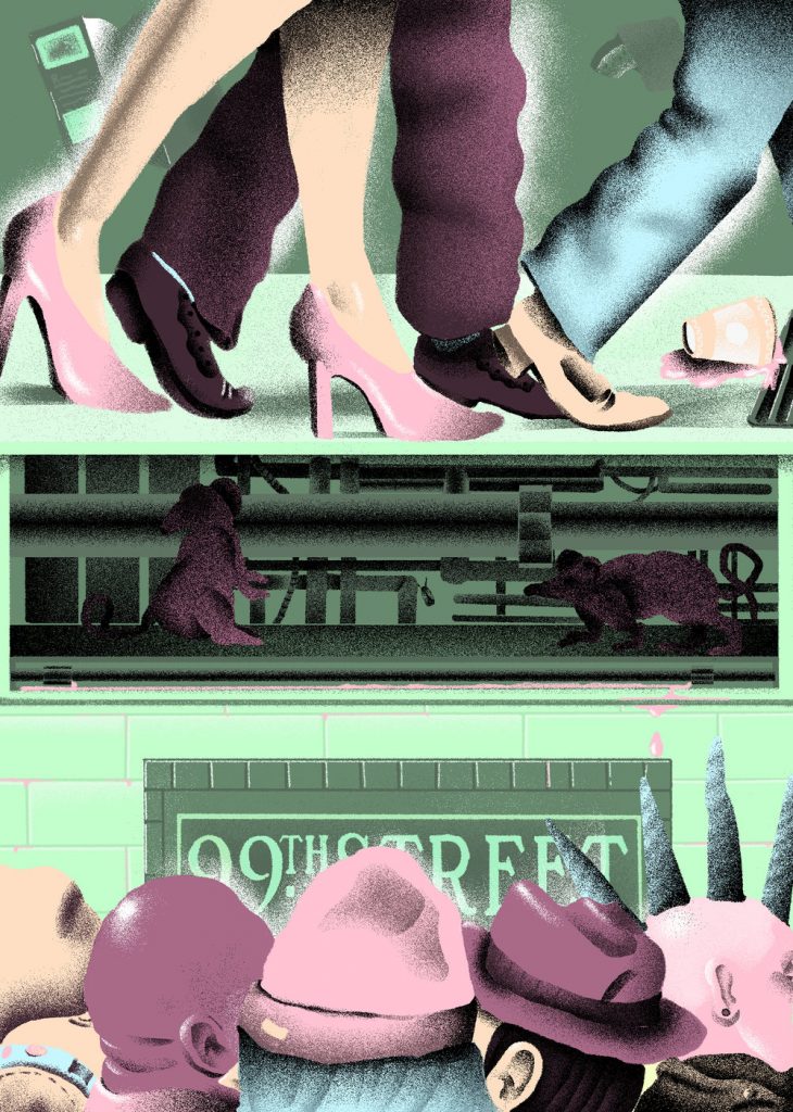 Ilustracion del metro de Richard A. Chance
