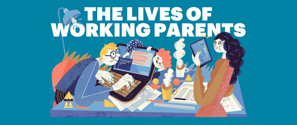 'The lives of working parents' de Gosia Herba