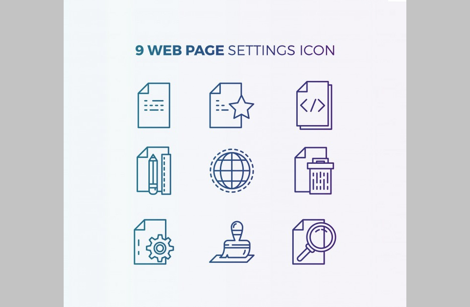 Los 9 Website Icons por Eightonesix