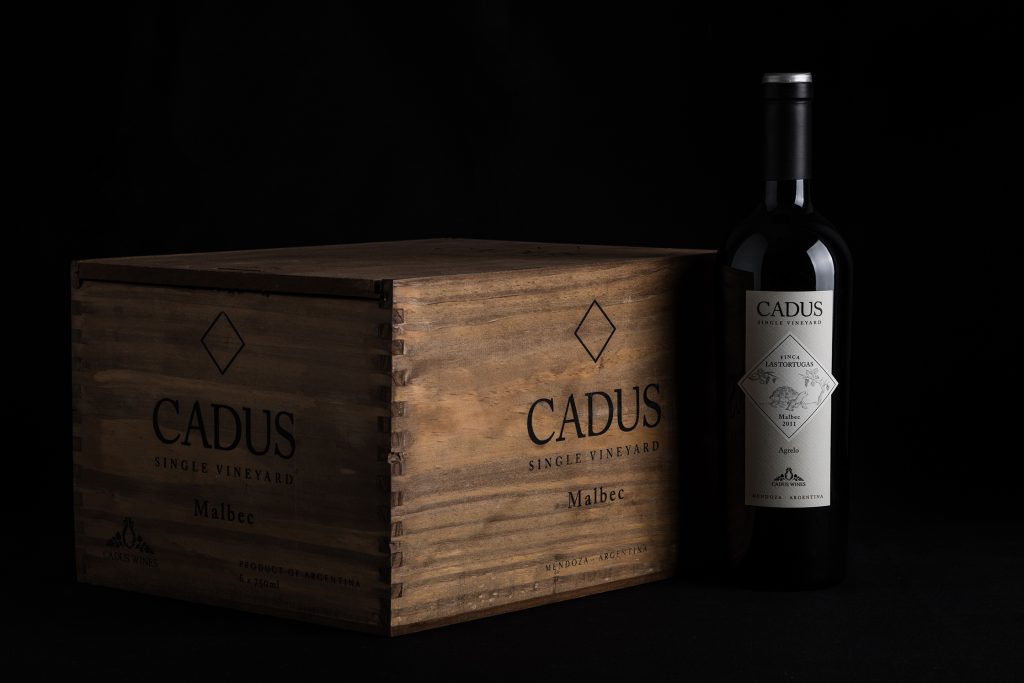 Caja del single vineyard.