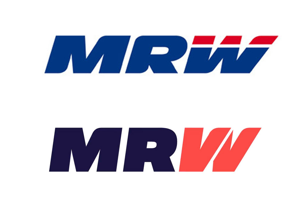 Nuevo logo MRW vs Logo Antiguo