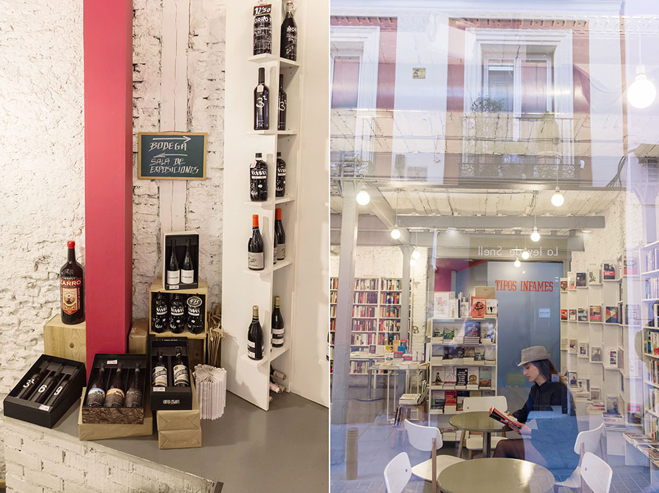 librerias Madrid Tipos Infames vino