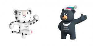 mascotas de pyeongchang 2018
