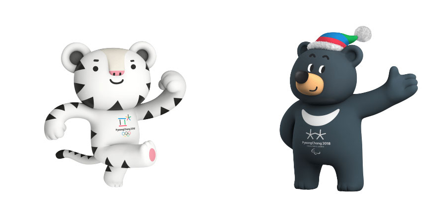 mascotas de pyeongchang 2018