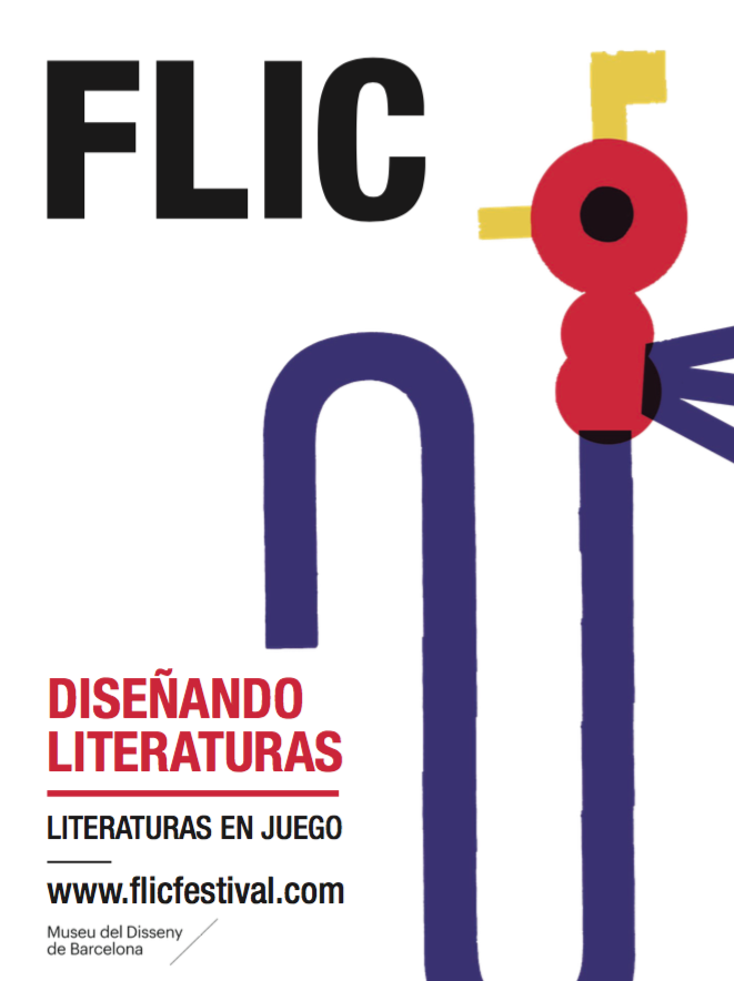 Cartel del festival FLIC disenando literaturas