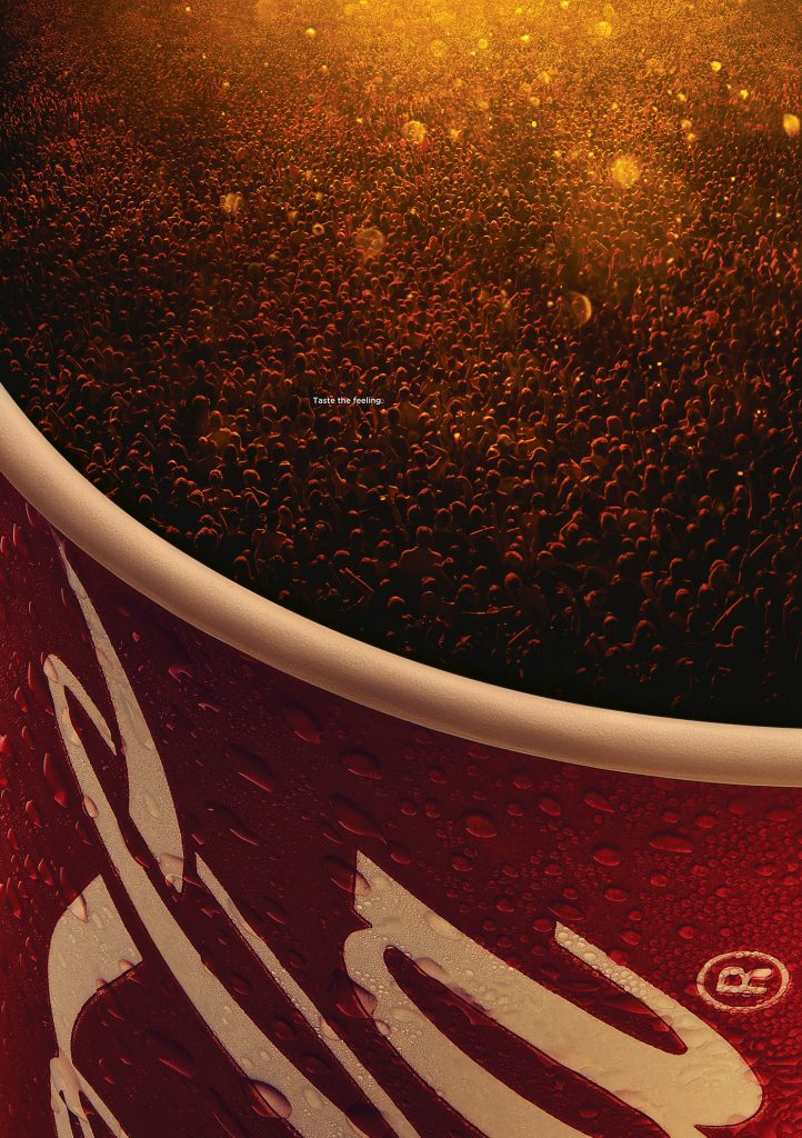 Imagen de la publicidad de Coca Cola