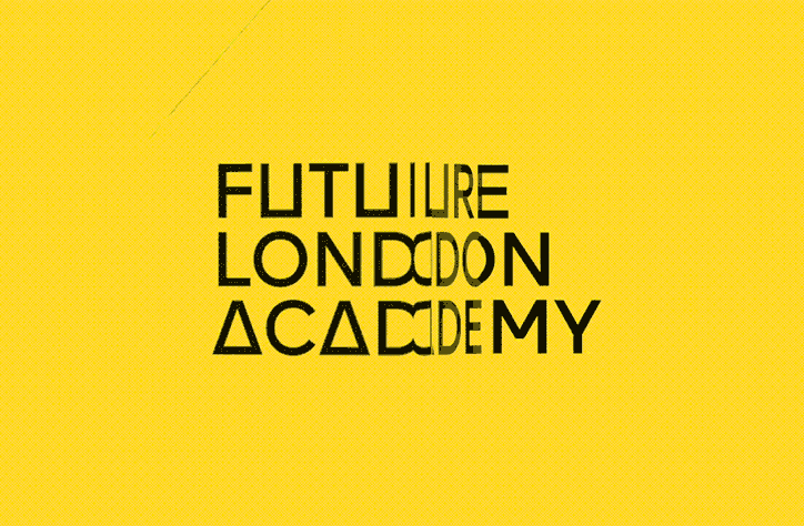 Marca de Future London Academy hecha por ONY