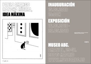 Cartel exposicion Pablo Amargo