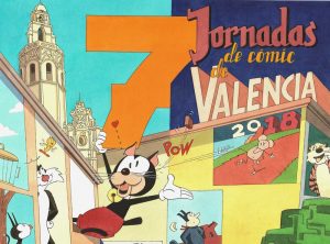 Cartel de Daniel Torres para las VII Jornadas del Cómic de Valencia 3