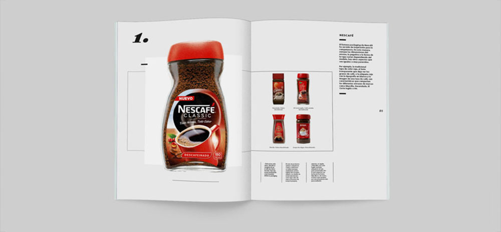 revista graffica 9 marcas parasito nescafe rojo