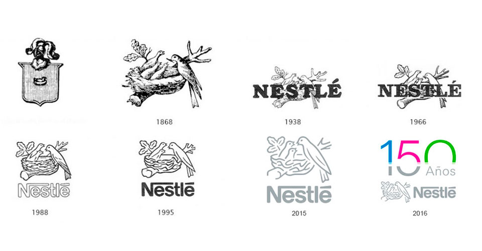 Por qué el logotipo de Nestlé es un nido con pájaros?