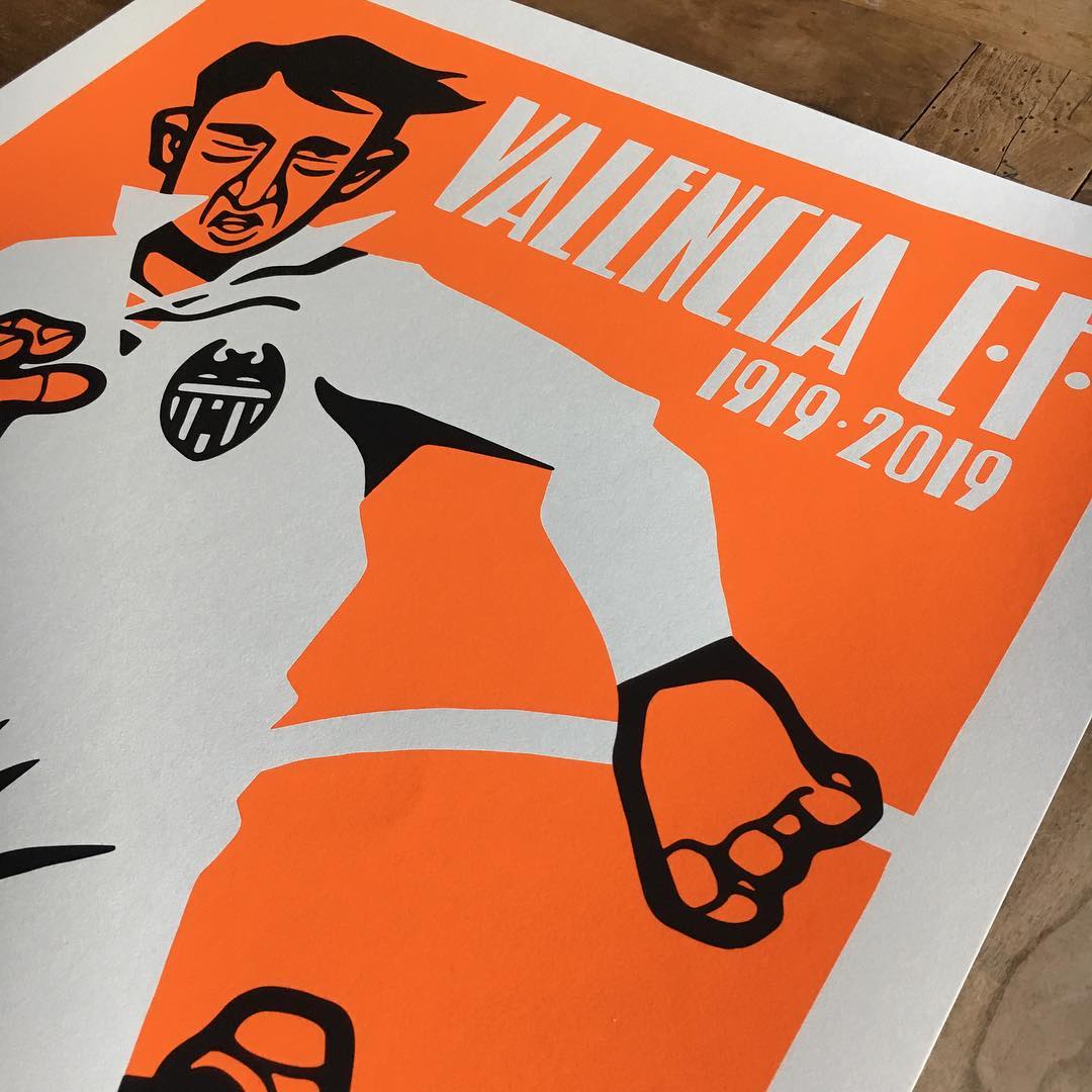 centenario del Valencia cartel