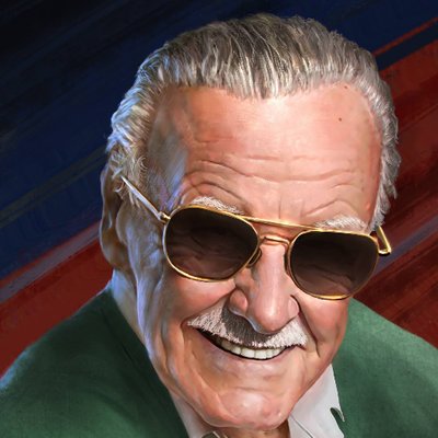 stan lee retrato