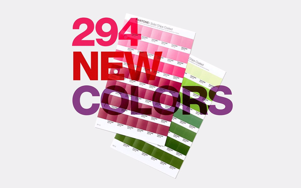 Pantone incluye 294 colores nuevos