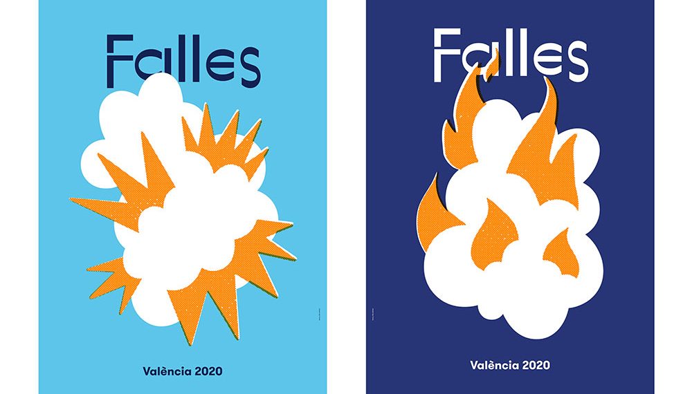 Así es el cartel de Fallas 2020, firmado por Dídac Ballester.